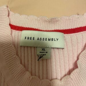 Free Assembly Pink Women's Tank Top